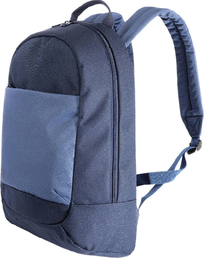 Helmet Svago Water-Resistant Backpack for 15.6 inch Laptop, Polyester Nylon with Marvo HP-908 Wired Stereo Headphones Bundle, Black and Blue