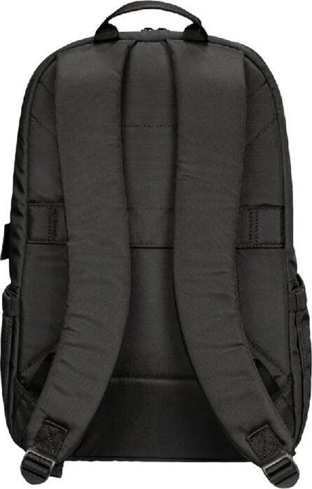 Rucsac Tucano Forte pentru Laptop 15.6 inch si MacBook Pro 16, Material PET Reciclat Rezistent la Apa, Compartimente Matlasate, Curea Trolley, Negru