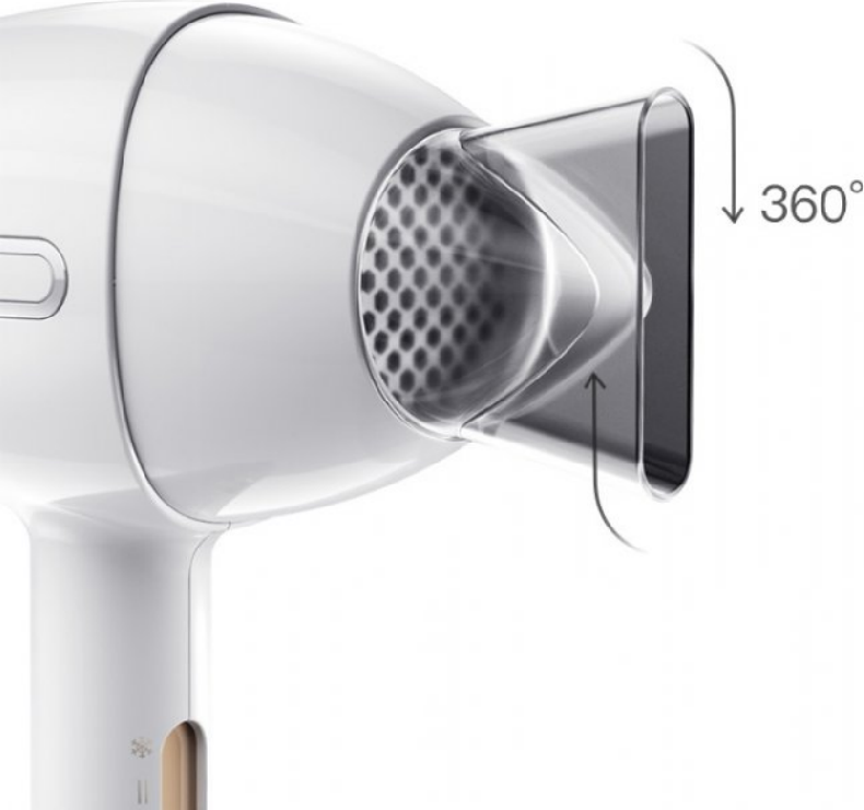 ENCHEN Air Hair Dryer Basic Version 900W Compact Travel Hair Dryer with 3 Temperature Settings, Cold Air Function and 360-degree Concentrator Nozzle