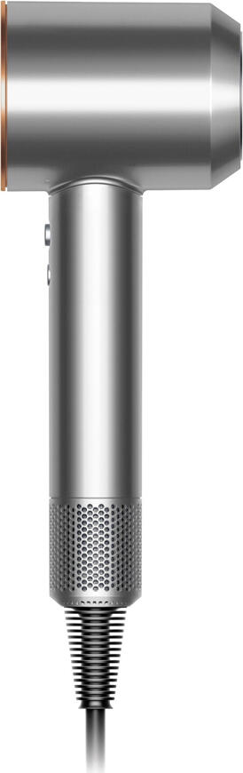 Dyson Supersonic HD07 Hair Dryer, Nickel/Cooper, 1600W Digital Motor V9, 4 Temperature & 3 Speed Settings, Ionizer, with Magnetic Styling Attachments