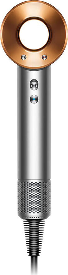 Dyson Supersonic HD07 Hair Dryer, Nickel/Cooper, 1600W Digital Motor V9, 4 Temperature & 3 Speed Settings, Ionizer, with Magnetic Styling Attachments