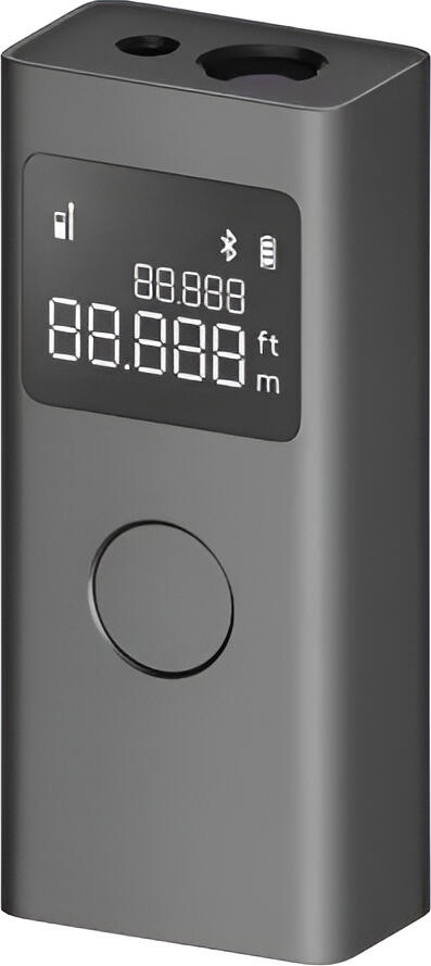 Xiaomi Smart Laser Measure Digital Distance Meter 40m Range ±3mm Accuracy Bluetooth 5.0 Mi Home App Sync 1.23" LCD USB-C Rechargeable Aluminum Black
