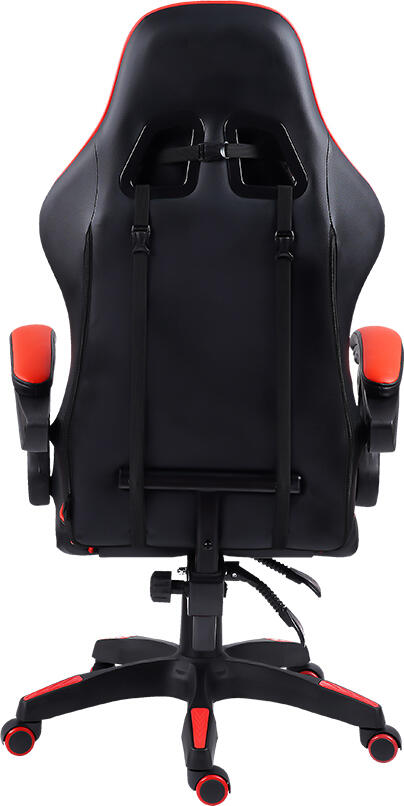 Scaun Gaming si Office Ergonomic Helmet CH-501, Stil Racing din Piele Ecologica Roșie, Cotiere 3D Reglabile, Gas Lift Clasa 4, Inclinare 135 Grade, Baza Nylon, Capacitate 120-150 kg