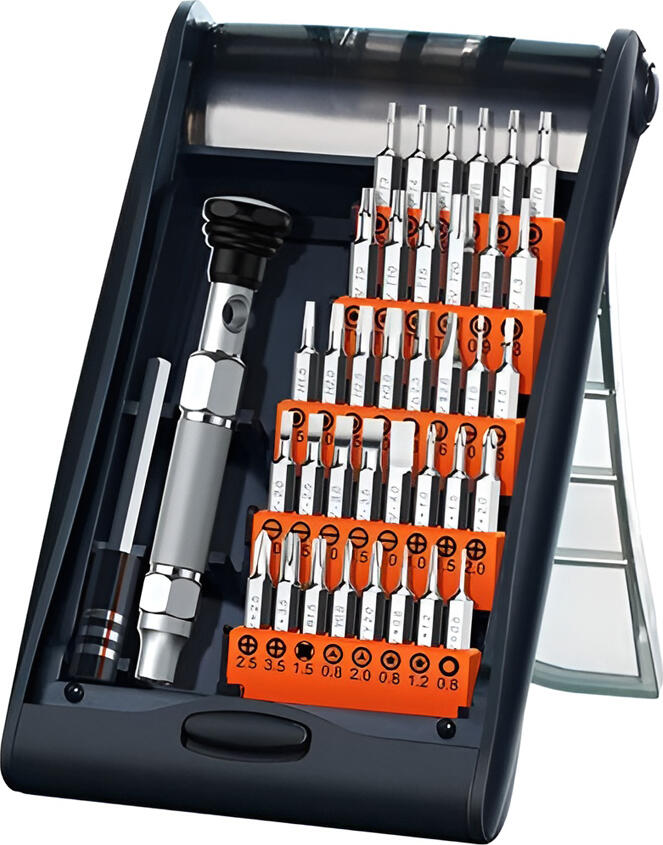 Set Surubeluinitze de Precizie UGREEN CM372, 38 Piese Bits Otel CR-V, Maner Aliaj Aluminiu, Extensie Magnetica, pentru Smartphone, Laptop, Electronice