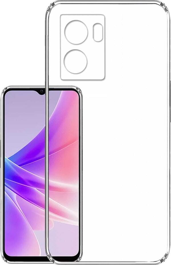 Чехол Helmet из прозрачного TPU для Oppo A57s, мягкий силиконовый противоударный кейс, пылезащитный и противоскользящий с защитными бортиками