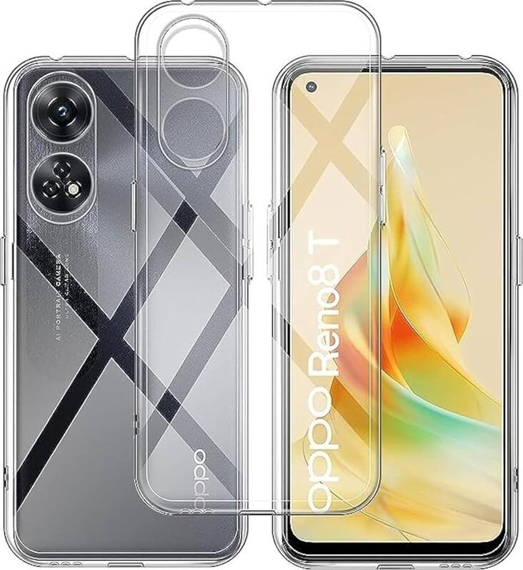 Helmet Case TPU Soft Oppo Reno 8T 4G, Clear