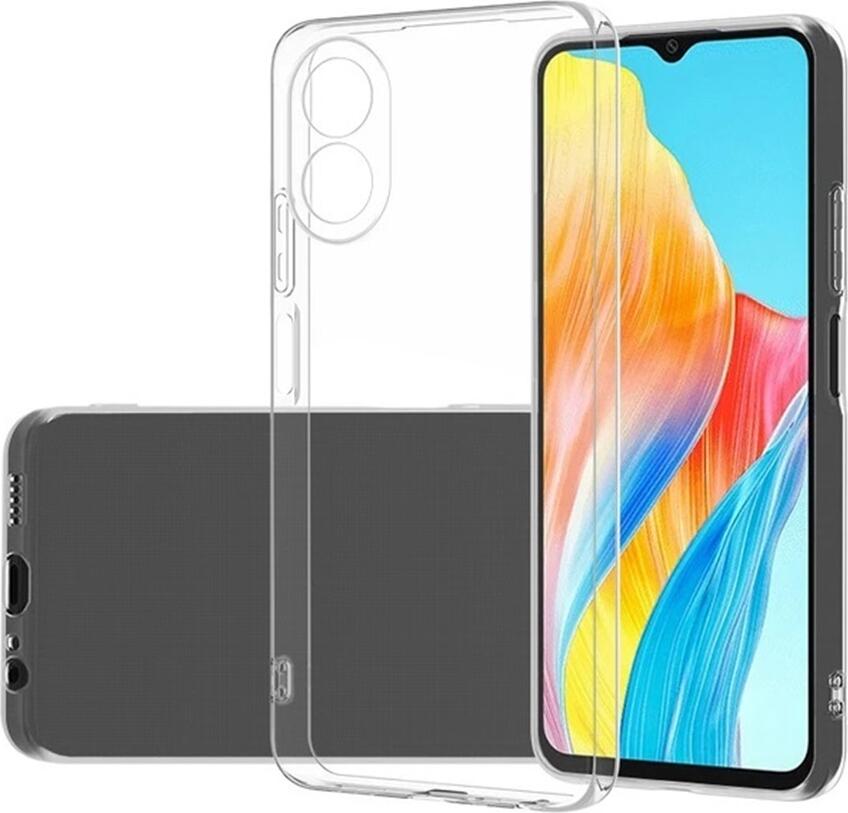 Husa Helmet pentru Oppo A38, 6.56 inch, TPU Transparent Flexibil, Rezistenta la Socuri si Praf, Margini Ridicate pentru Protectia Ecranului si Camerei
