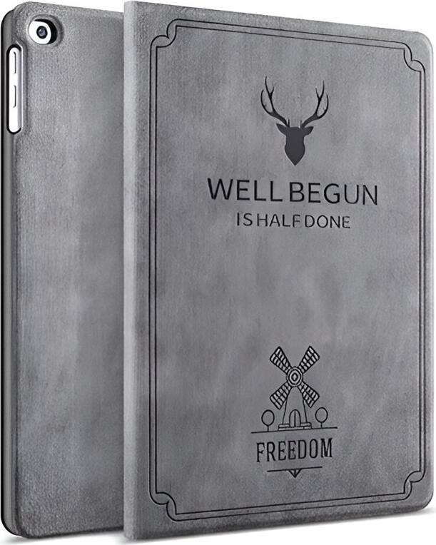 AccExpert Flip Case Samsung Tab A8 2019 Deer (T290/295), Grey