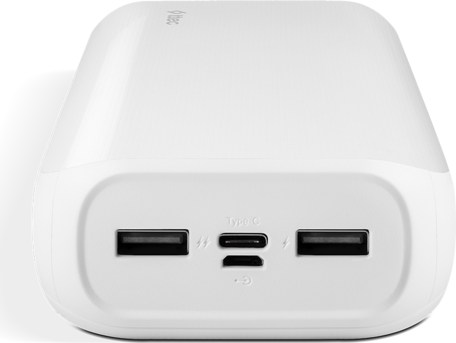 ttec Powerbank 30.000 mAh ReCharger Ultra, White
