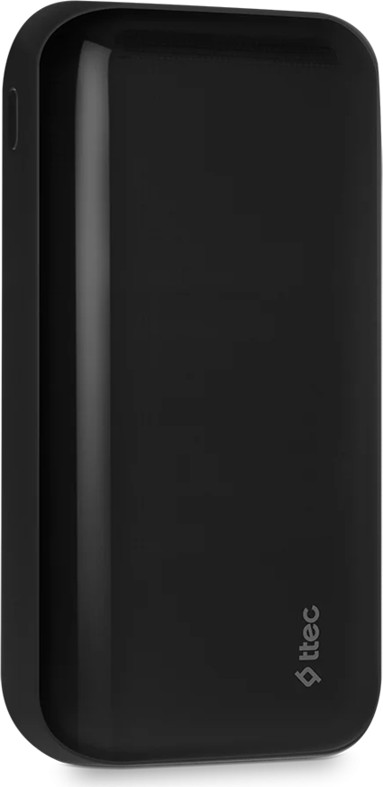 Baterie Externa ttec ReCharger Ultra 30,000mAh Li-Po, Incarcare Rapida 10.5W, Porturi 2x USB-A, 1x USB-C, 1x Micro USB, Indicator LED, Negru