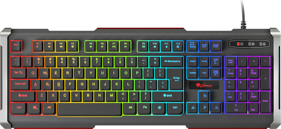 Genesis Keyboard Rhod 400, RGB, US Layout, With RGB Backlight
