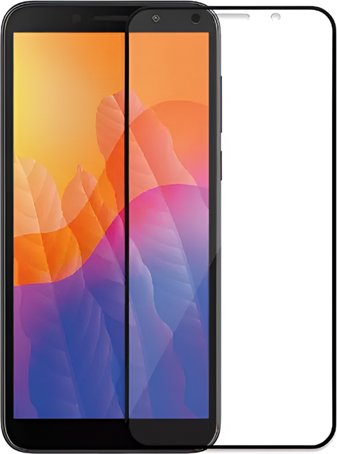 Helmet Diamond Glass 4D Huawei Y5P, Black