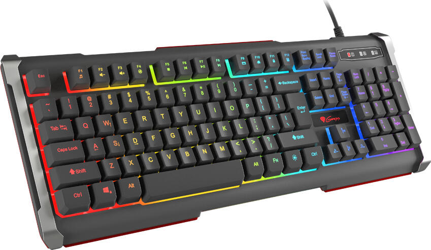 Genesis Keyboard Rhod 400, RGB, RU Layout, With RGB Backlight