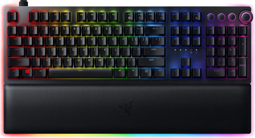 Razer Keyboard Huntsman V2 Analog, Analog Optical Gaming- RU Layout