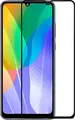 Helmet Diamond Glass 4D Tempered Glass Screen Protector for Huawei Y6P, Full Coverage Curved Shockproof Scratch Resistant Anti-Fingerprint