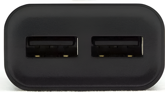 Incarcator de perete Helmet HMT-WC2UBK, 2 Porturi USB Type-A, Intensitate 2.4A per port, Protectie Supratensiune si Supraincalzire, Adaptor Compact, Negru