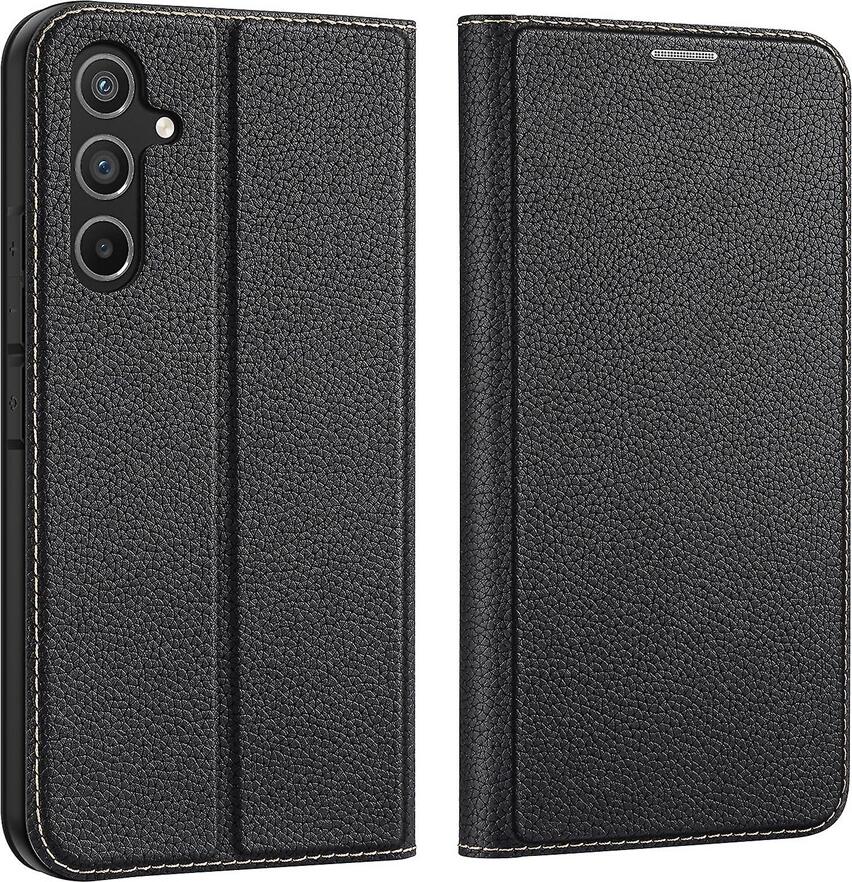 Dux Ducis Skin X2 Wallet Flip Cover for Samsung Galaxy A54 5G, Premium PU Leather Case with Card Slots, Magnetic Closure and Folio Stand, Black