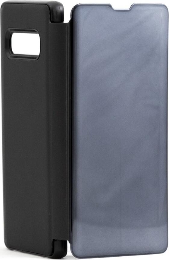 Helmet Case Mirror Flip Samsung S10 Plus, Black