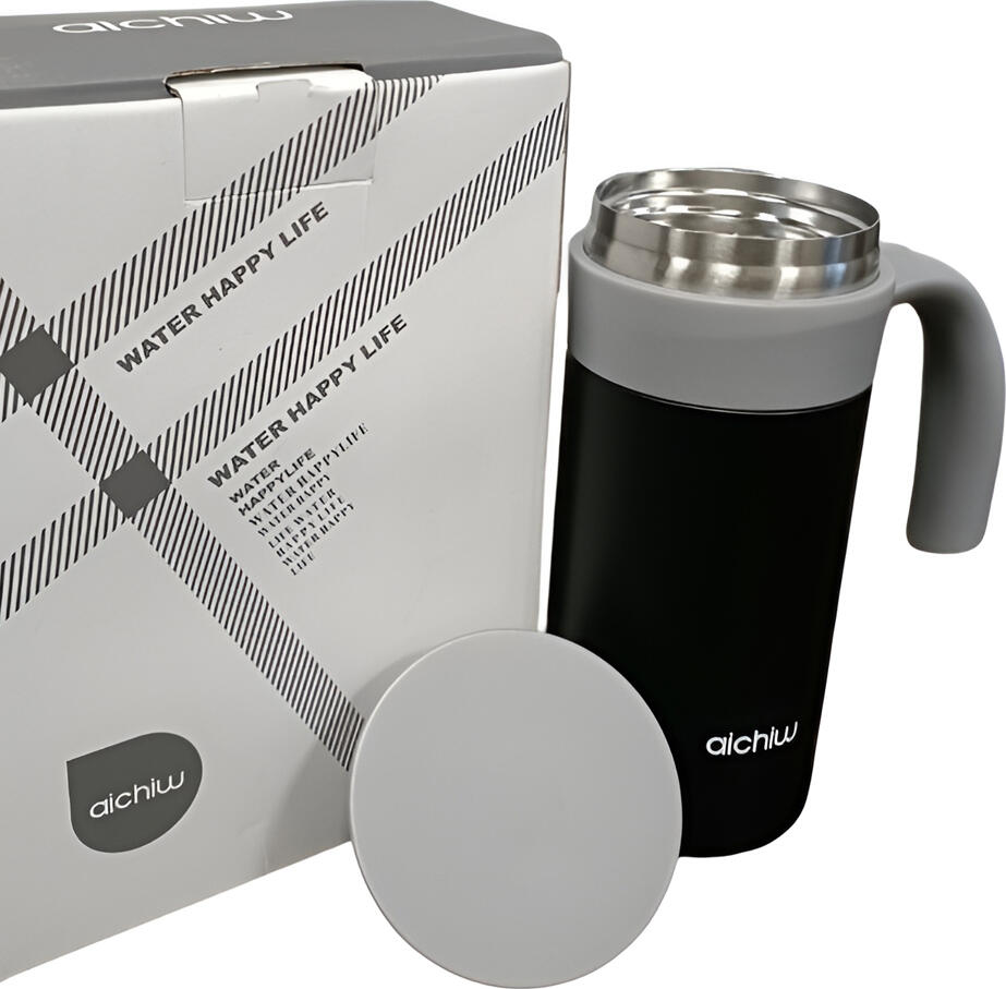 Aichiw Thermos Mug with infuse system AI-DS13 400 ML, Black