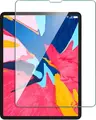 Helmet Diamond Glass Tempered Screen Protector for Apple iPad 12.9, 9H Hardness, Scratch and Dust Resistant, High Transparency, Rounded Edges