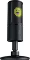 Microfon Condensator USB Razer Seiren Emote Hypercardioid cu Display LED Emoticon 8-bit, 16-bit/48 kHz, Carcasă Metalică, pentru Windows și macOS