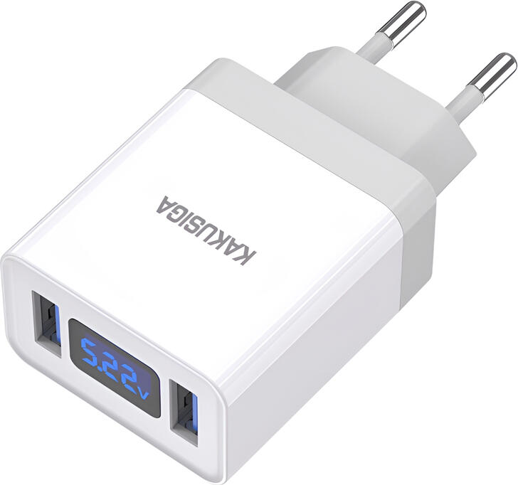 KAKU Ksiga Wall Charger Dual Port KSC-756 Bangneng, White