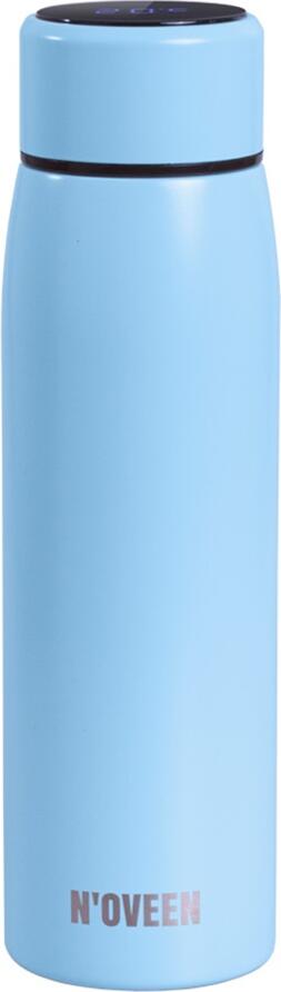 Termos Noveen TB2217 din Otel Inoxidabil 380ml, Afisaj LED Smart pentru Temperatura pe Capac, Izolare Vacuum cu Perete Dublu, Etans, Fara BPA