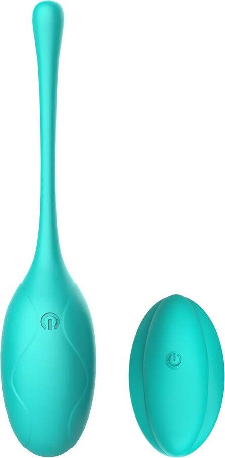WINYI Kitty Love Eggs+Remote Control IPX7 10 Mode Vibration, Green