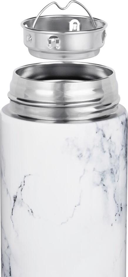 NOVEEN TB2319 Smart Thermos Bottle, 450ml Stainless Steel Vacuum Flask with LED Temperature Display, Leak-Proof BPA-Free Thermal Bottle