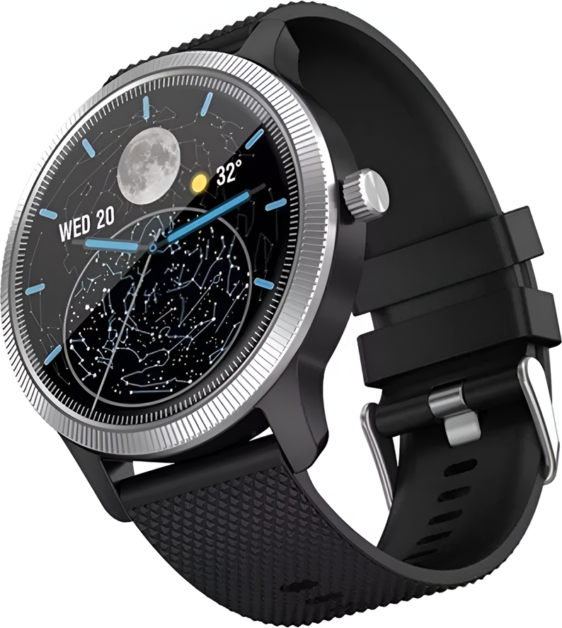 Charome Smart Watch T7 HD Call, Black