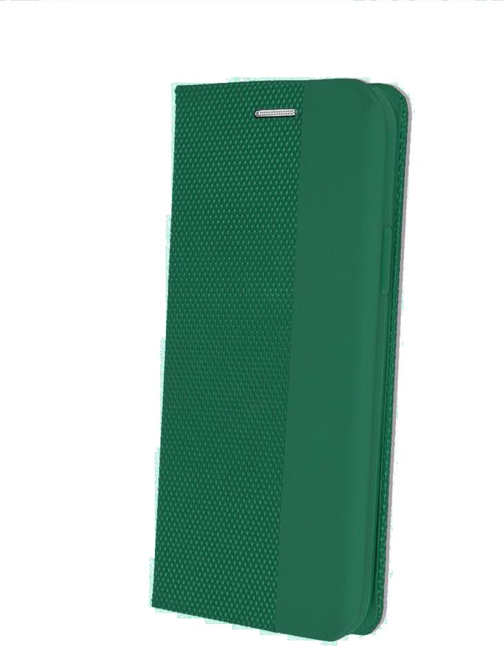 Helmet Flip Cover Case for Samsung Galaxy A04, 6.5 inch, Nylon Shockproof and Dust Resistant Protective Book Shell, Full Access, Green