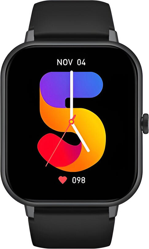 Smartwatch Zeblaze Btalk Lite, Ecran Tactil TFT 1.83 inch, Apeluri Bluetooth, Monitorizare Ritm Cardiac si SpO2, 100+ Moduri Sport, IP68, Negru