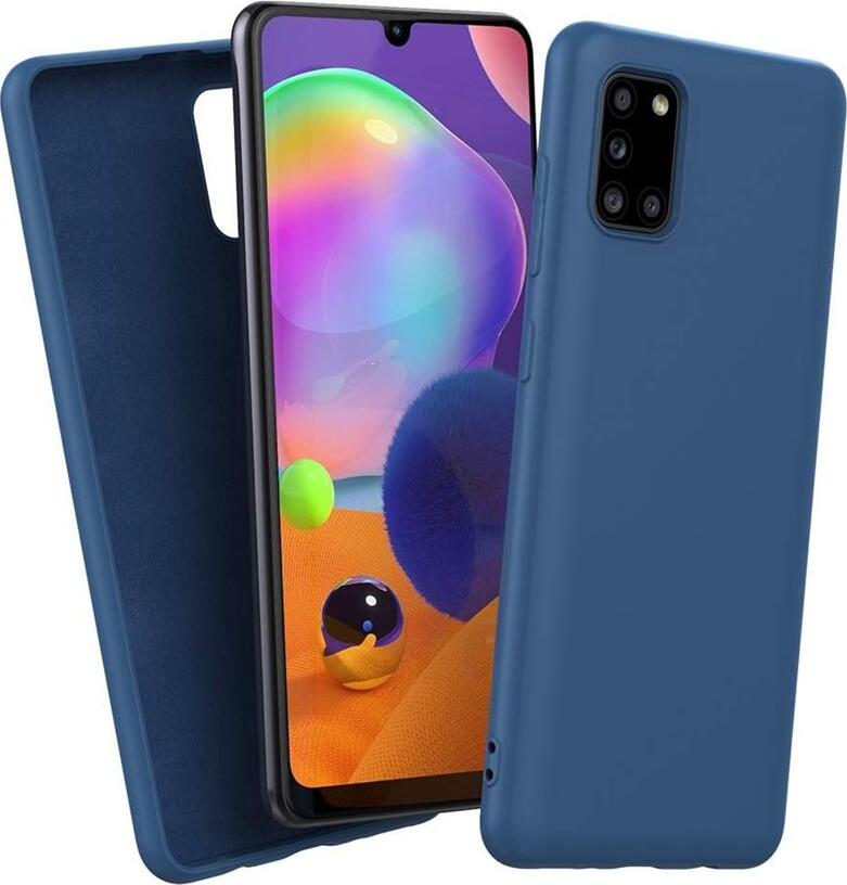 Helmet Case for Samsung Galaxy A31, Liquid Silicone Shockproof Cover, 6.4 inch, Full Body Protection, Anti-Slip Dust-Resistant Case