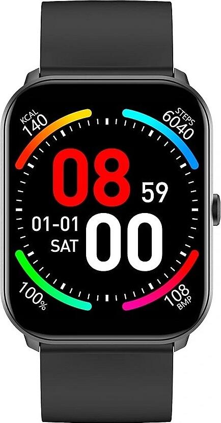 Smartwatch Maxcom FW36 Aurum SE, Ecran LCD Touch 1.69 inch, Bluetooth 5.0, Puls, SpO2, Tensiune Arterială, 70+ Moduri Sport, 3 ATM, Android & iOS