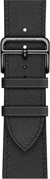 Smartwatch Hermes Series M7, Carcasă Oțel Inoxidabil 45mm, Ecran AMOLED Touch, Curea Piele, IP68 Rezistent la Apă, Monitorizare Puls, SpO2 și Somn