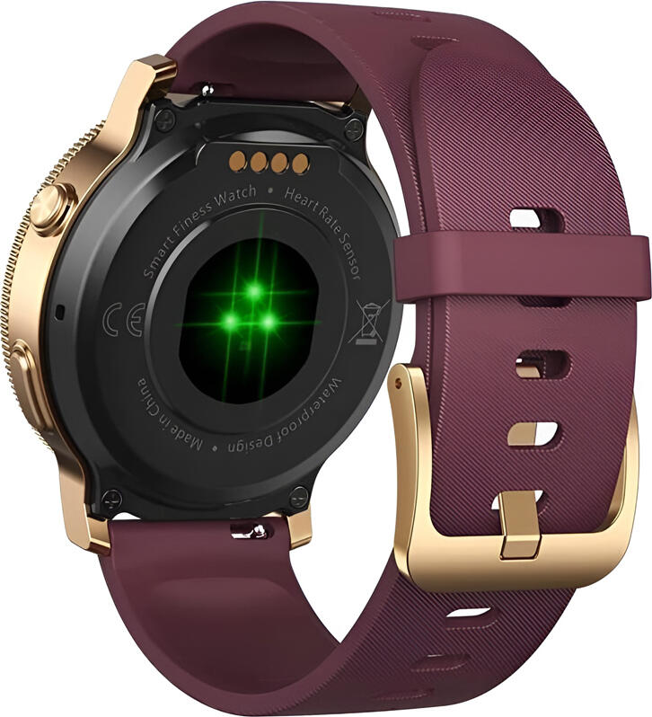 Smartwatch Zeblaze GTR 2 cu Apeluri Bluetooth, Ecran Tactil Color HD de 1.28", Rezistenta la Apa IP68, Monitorizare Ritm Cardiac SpO2 Tensiune, Carcasa din Aliaj de Zinc