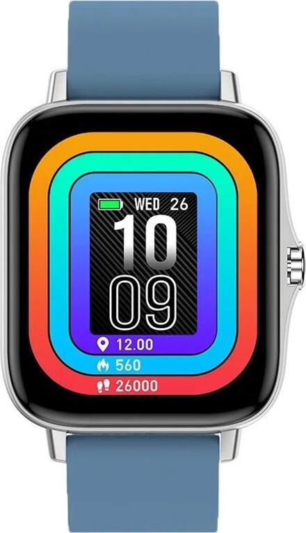 Smartwatch Maxcom FW55 Aurum Pro, Ecran AMOLED 1.7 inch, Apeluri Bluetooth, Monitorizare Ritm Cardiac, Tensiune Arterială, SpO2, Somn, Stres, IP68, Silver