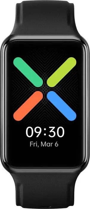 Oppo Watch Free Smartwatch, 1.64" AMOLED Display, 5 ATM Water Resistant, Heart Rate & SpO2 Monitoring, 100+ Exercise Modes, 14-Day Battery, Black