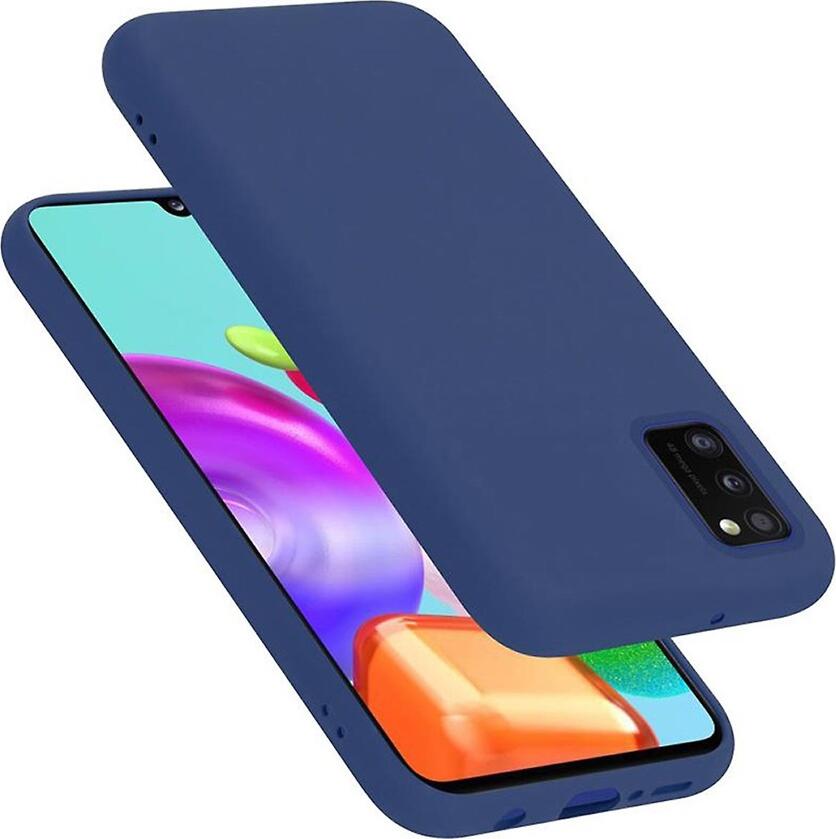 Helmet Case for Samsung Galaxy A41, 6.1 inch Liquid Silicone Shockproof Cover, Full Body Protection, Anti-Slip Dust-Resistant Grid Design