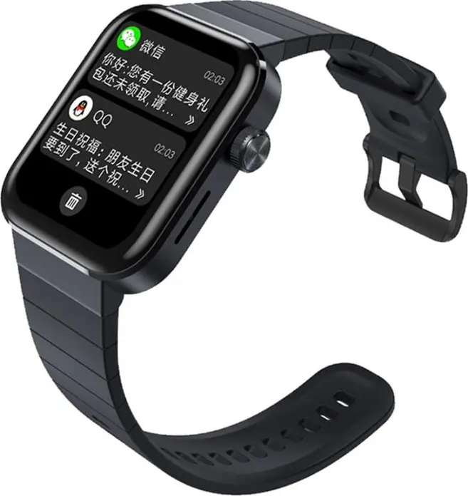 Mibro Watch T1 Smartwatch with 1.6-inch AMOLED Display, Bluetooth Calling, Heart Rate and SpO2 Monitoring, 20 Sport Modes, IP68 Water Resistant, Black