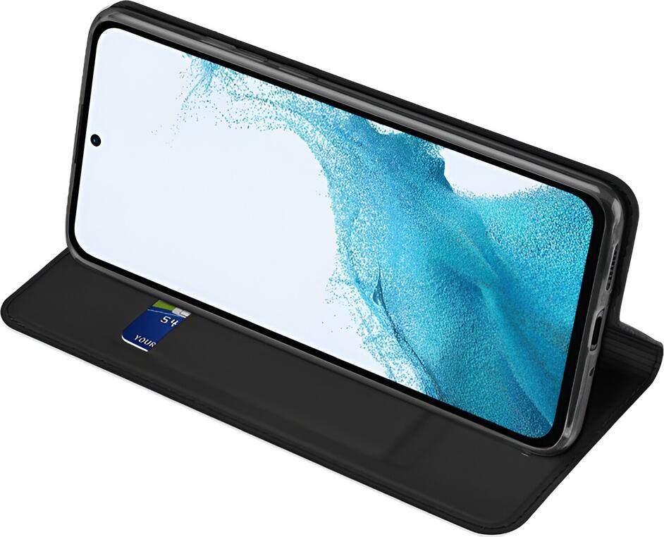 Husa Flip Dux Ducis SkinPro pentru Samsung Galaxy A54 5G, Cover Tip Carte din Piele Ecologica PU cu Magnet, Suport Media si Buzunar Carduri