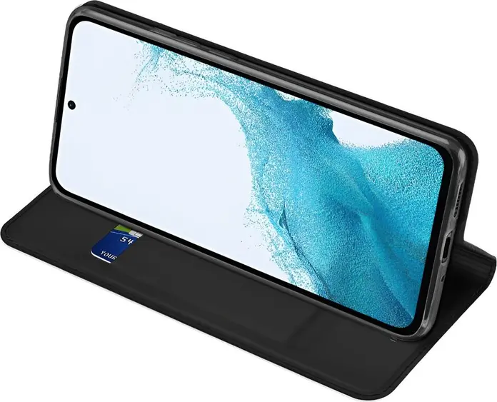 Husa Flip Dux Ducis SkinPro pentru Samsung Galaxy A54 5G, Cover Tip Carte din Piele Ecologica PU cu Magnet, Suport Media si Buzunar Carduri