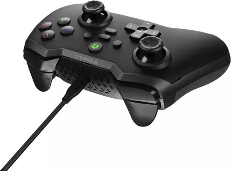 Genesis Mangan 300 NJG-2104 Wired Gamepad for PC, Android, Nintendo Switch, Steam Deck, Asus Rog Ally, USB Type-C, LED Backlit, Vibration, Ergonomic