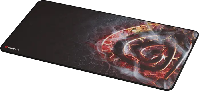 Genesis Carbon 500 Maxi Lava G2 NPG-2026 Gaming Mouse Pad, Speed Fabric Surface, Non-slip Rubber Base, Stitched Edges, Waterproof, 900 x 450 x 2.5 mm