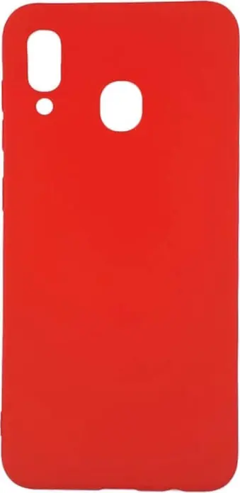 Liquid Silicone Case for Samsung Galaxy A30, Shock-Resistant Slim Cover with Microfiber Lining, Anti-Slip Dust-Proof Protective Shell