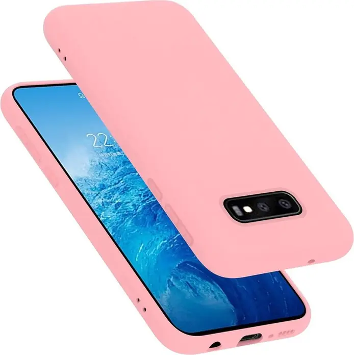 Liquid Silicone Case for Samsung Galaxy S10 E, Shockproof Slim Cover with Microfiber Lining, Anti-Fingerprint Matte Finish and Raised Camera Protection