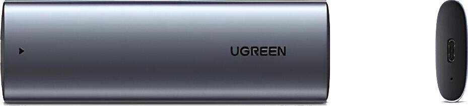 Cutie Externa UGREEN CM400 pentru SSD M.2 NVMe si SATA, USB 3.2 Gen 2 Type-C 10Gbps, Carcasa Aluminiu pentru SSD 2230/2242/2260/2280, Fara Unelte