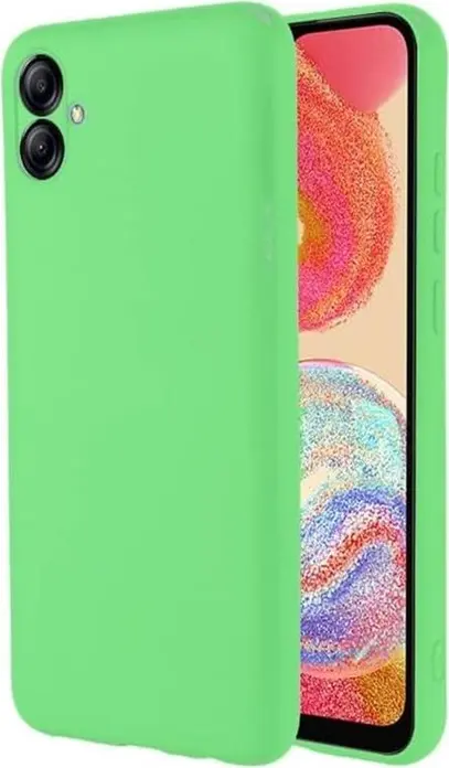 Shockproof Liquid Silicone Case for Samsung Galaxy A04, 6.5 inch Grid-style Impact Resistant Protective Cover, Dustproof Full Access Shell