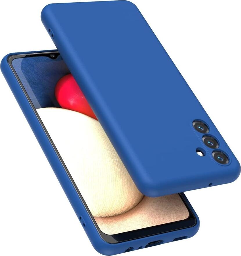 Helmet Case Liquid Silicone Samsung A14, Blue