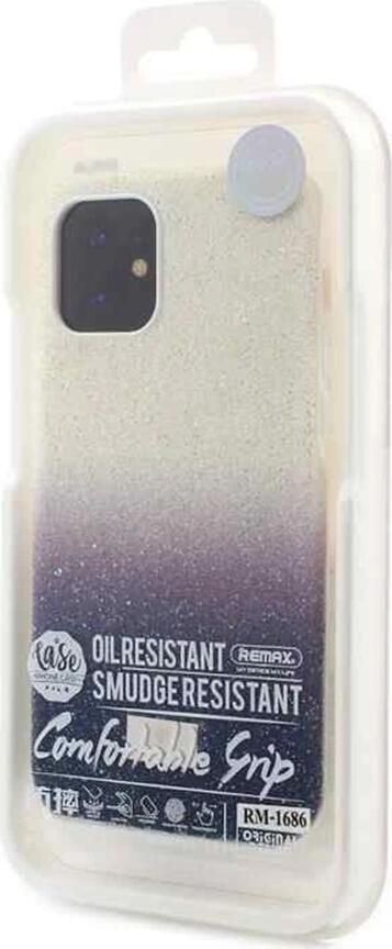 Remax RM-1686 Star Series TPU Case for iPhone 12 Mini 5.4", Shockproof Oil-resistant Anti-smudge Protective Cover with Raised Edges, Black